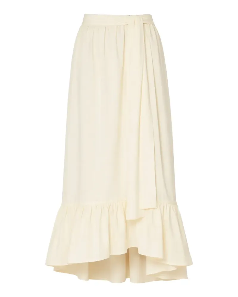 Lisa Marie Fernandez Nicole ruffled skirt - Nude Nude