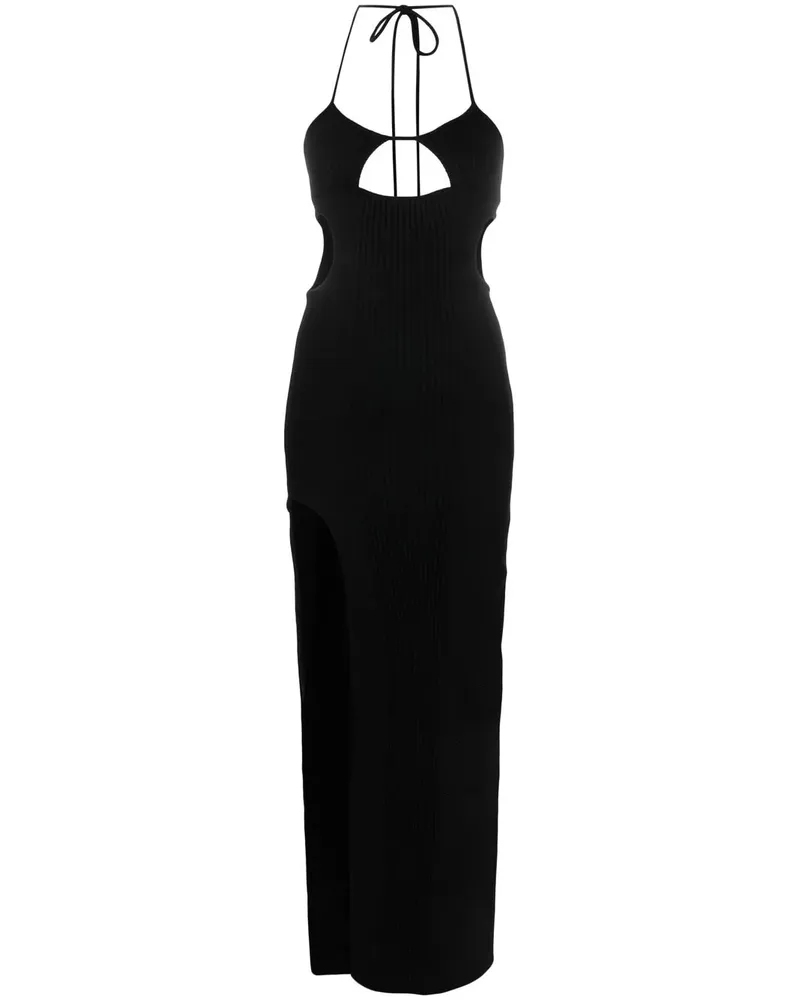 OFF-WHITE Neckholder-Kleid - Schwarz Schwarz