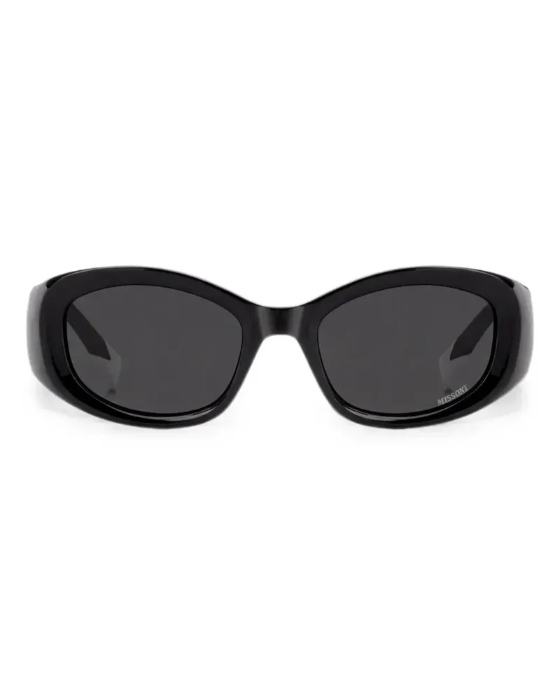 Missoni oval-frame sunglasses - Schwarz Schwarz