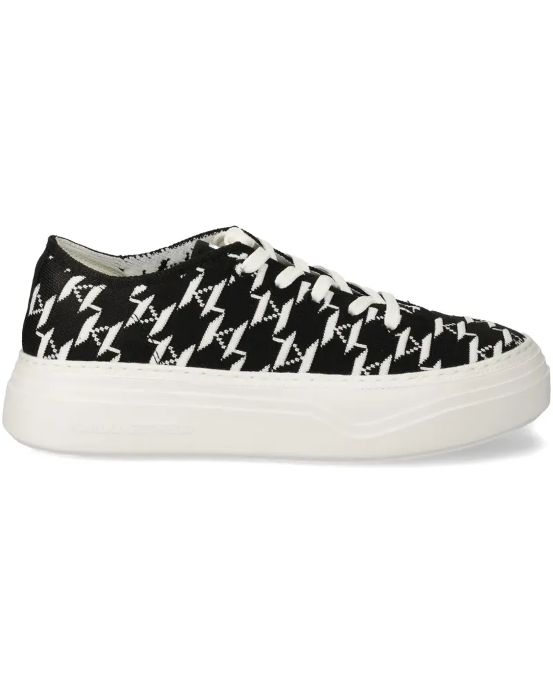 Karl Lagerfeld Sneakers mit Logo-Print - Schwarz Schwarz