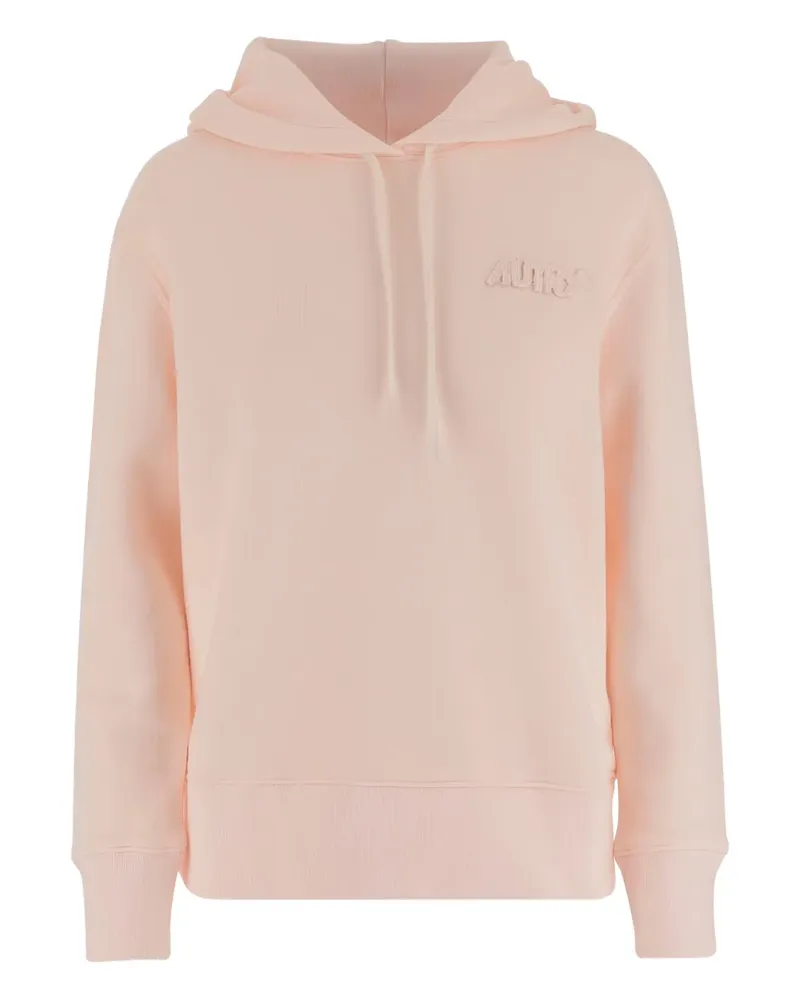 AUTRY Hoodie mit Logo-Stickerei - Rosa Rosa