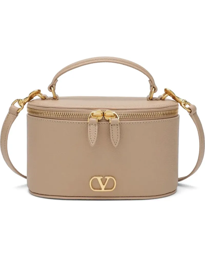 Valentino Garavani VLogo Signature Kosmetiktasche - Nude Nude