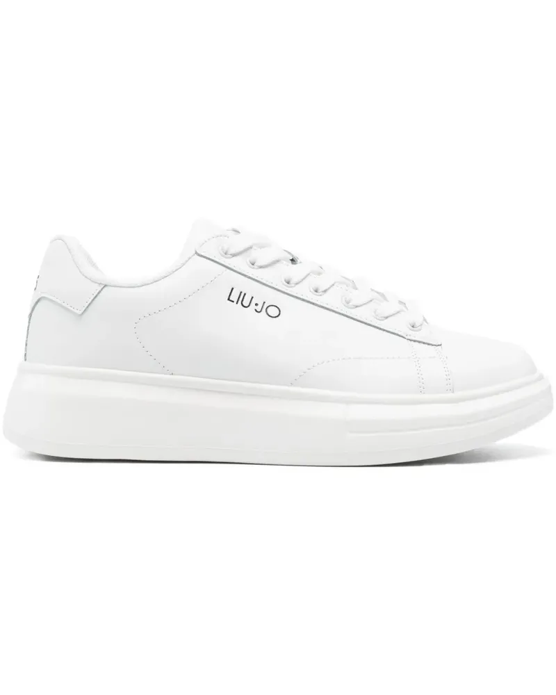 Liu Jo Sneakers mit Logo-Schild - Weiß Weiß