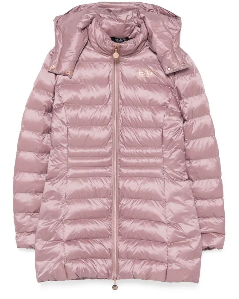 EA7 Gefütterter Mantel - Rosa Rosa