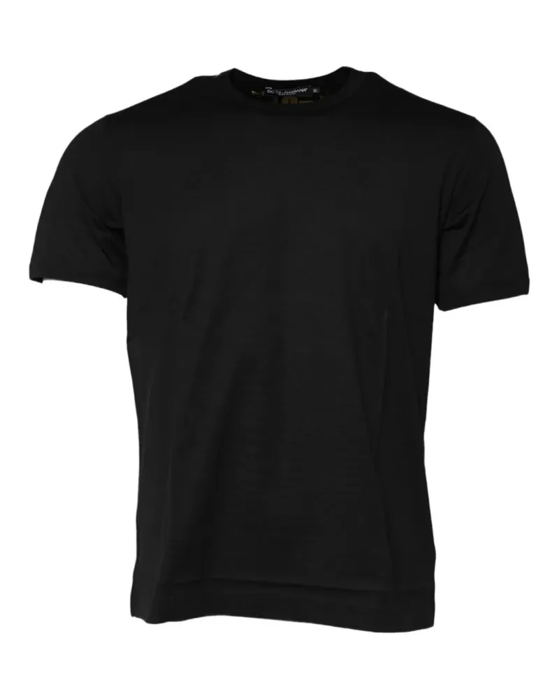 Dolce & Gabbana T-Shirt mit rundem Ausschnitt - Schwarz Schwarz