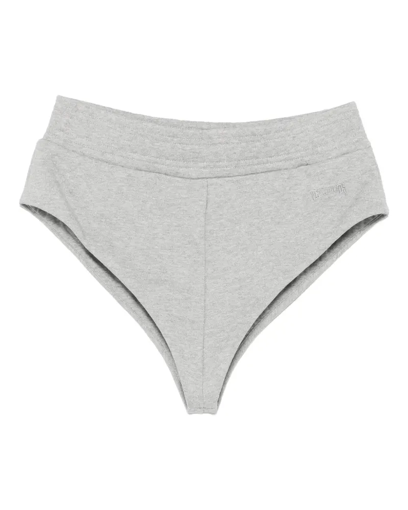 VETEMENTS logo shorts - Grau Grau