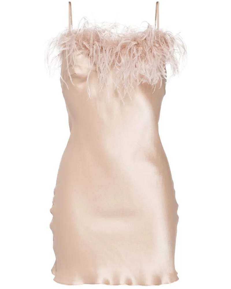 Gilda & Pearl Camille Minikleid aus Seide - Rosa Rosa