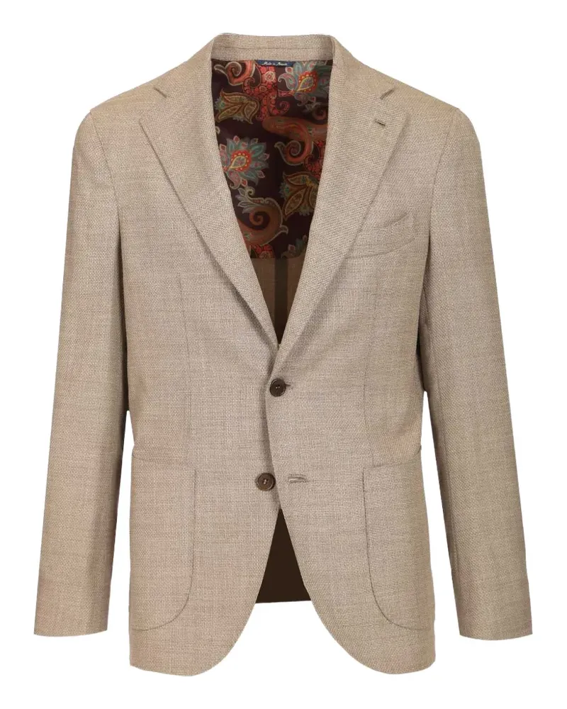 Al Duca D’Aosta 1902 single-breasted blazer - Nude Nude