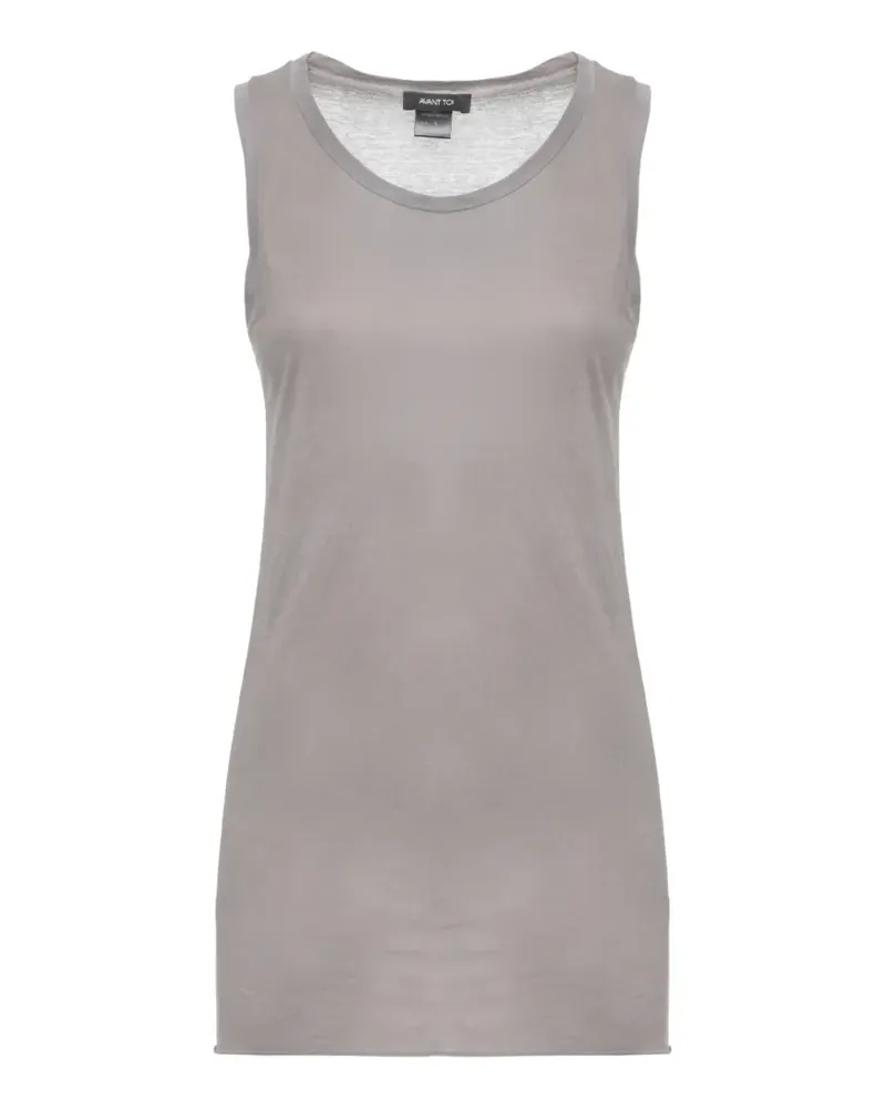 Avant Toi scoop-neck vest - Grau Grau