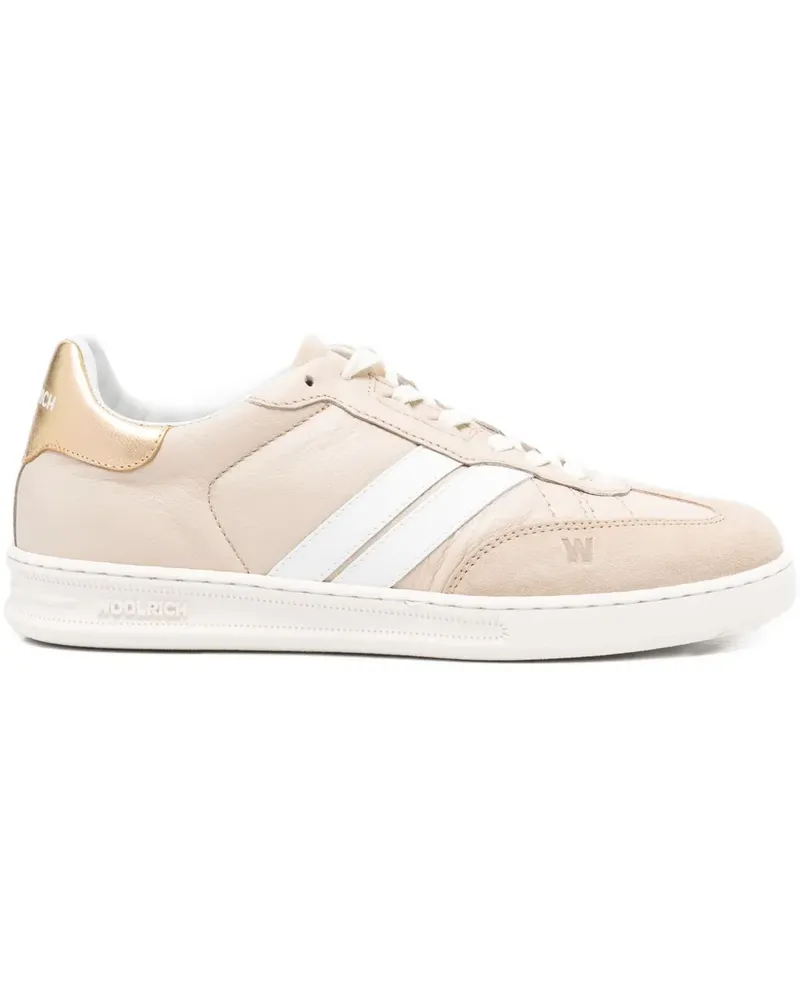Woolrich Doubleu Sneakers mit Lederstreifen - Nude Nude