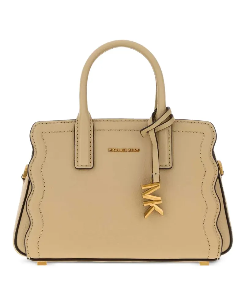 Michael Kors Kleiner Laila Tote Bag mit Wellensaum - Nude Nude