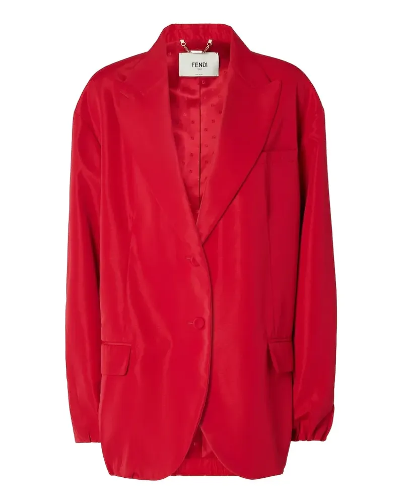 Fendi Jacke mit Gürtel - Rot Rot