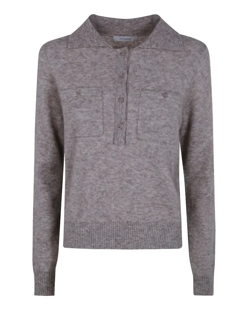 JcSophie long-sleeve polo shirt - Braun Braun