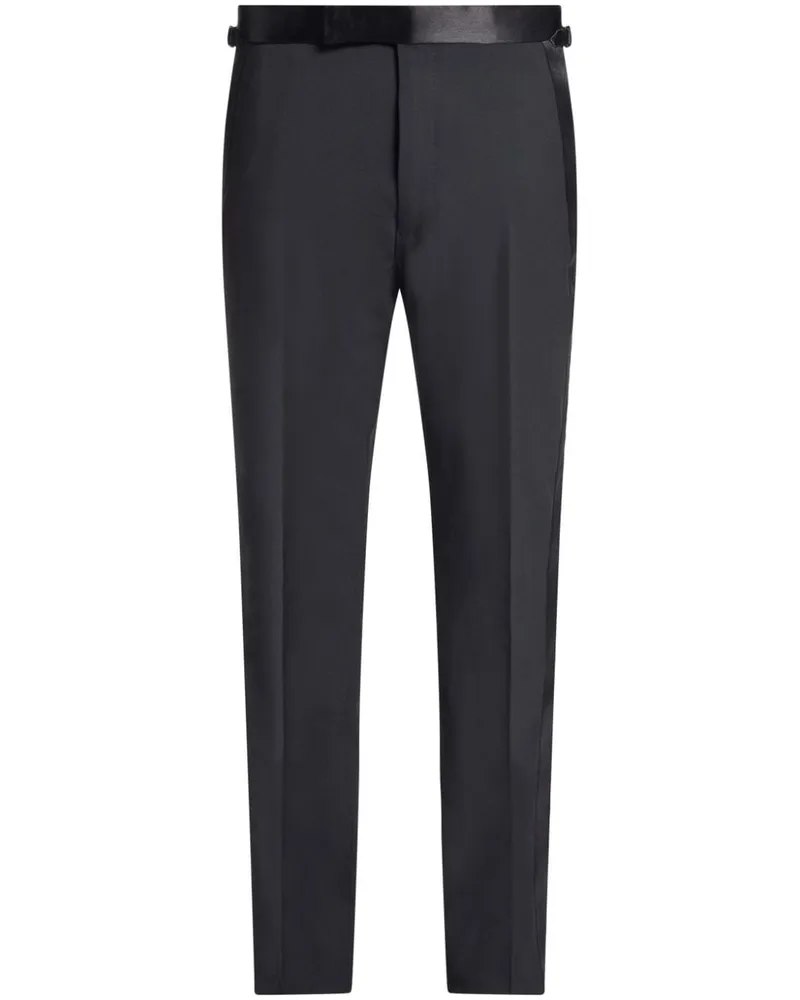 Tom Ford Klassische Straight-Leg-Hose - Schwarz Schwarz