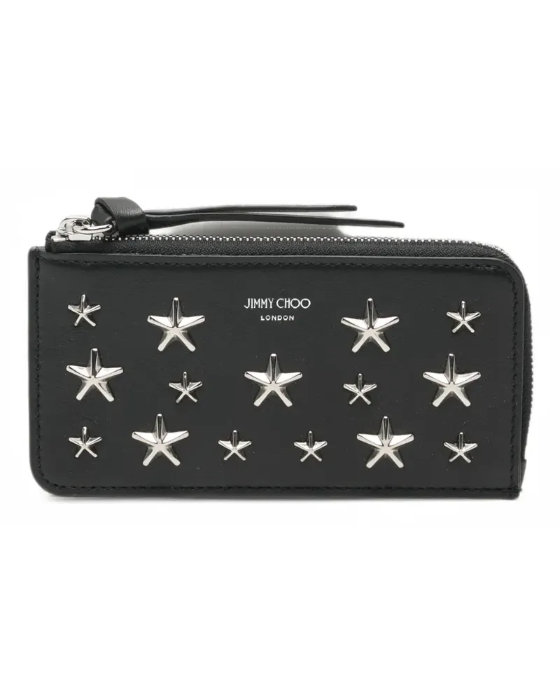 Jimmy Choo Kartenetui mit Nieten - Schwarz Schwarz