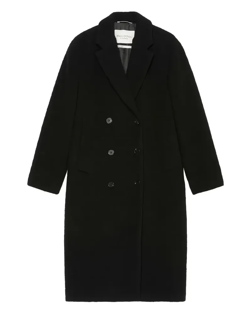 Marc O'Polo Doppelreihiger Mantel - Schwarz Schwarz