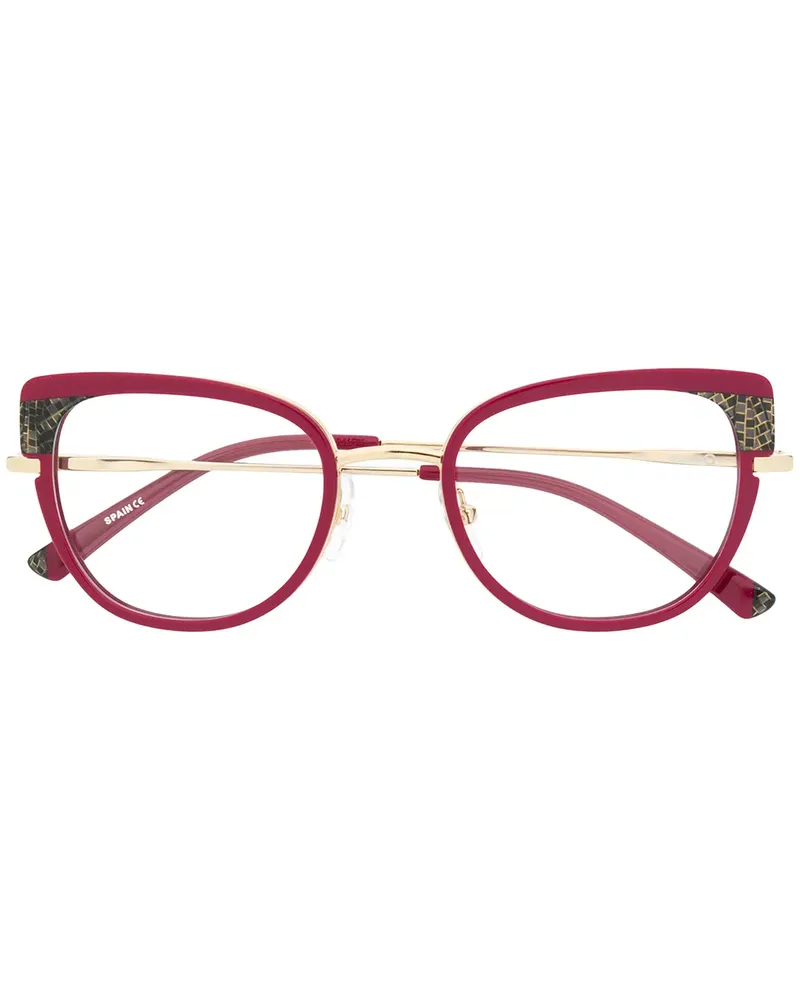 Etnia Barcelona Trapani' Brille mit Oversized-Gestell - Rosa Rosa