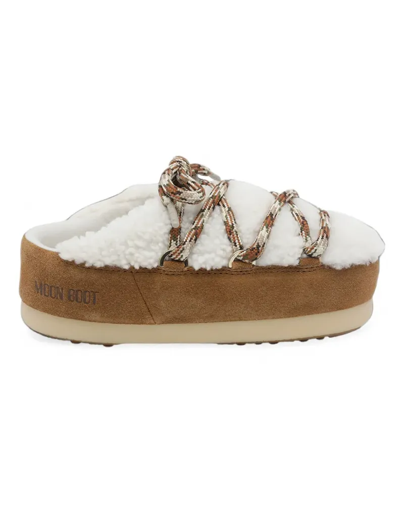 Moon Boot Evx Mules aus Shearling - Braun Braun