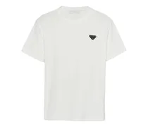 T-Shirt aus Frottee mit Triangel-Logo