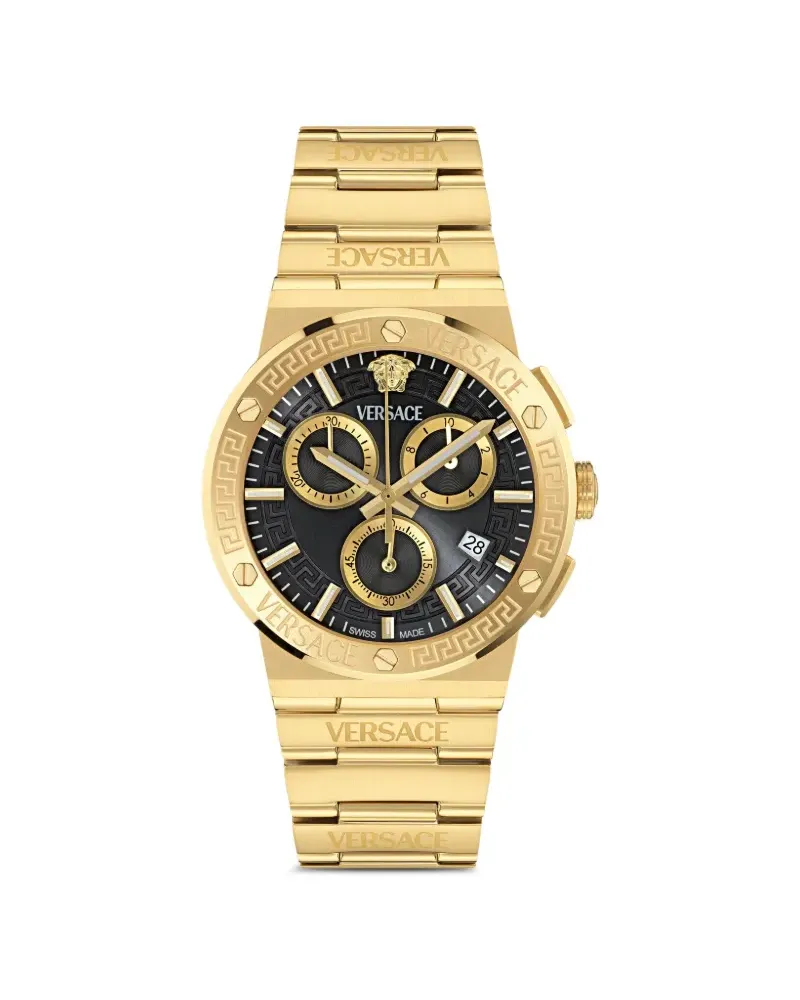 Versace Greca 40mm - Schwarz Schwarz