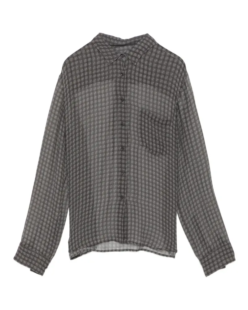 JNBY Kariertes Hemd - Grau Grau