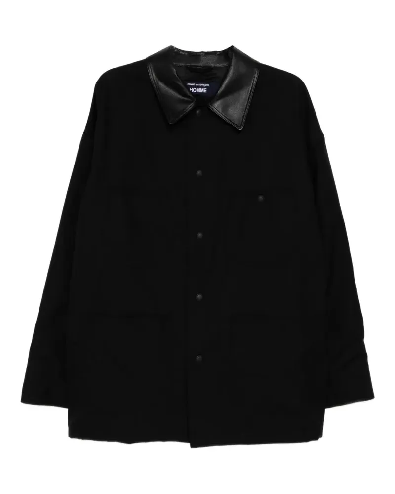 Comme des Garçons wool collared jacket - Schwarz Schwarz