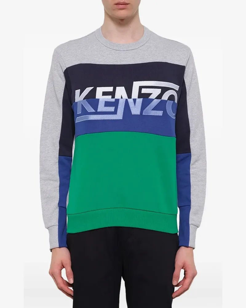 Kenzo Sweatshirt mit Logo - Grau Grau