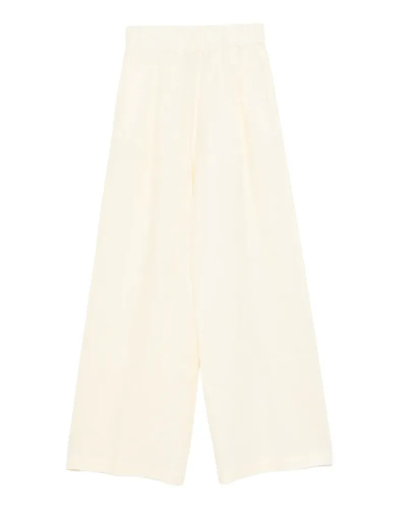 Semicouture elasticated-waistband trousers - Nude Nude