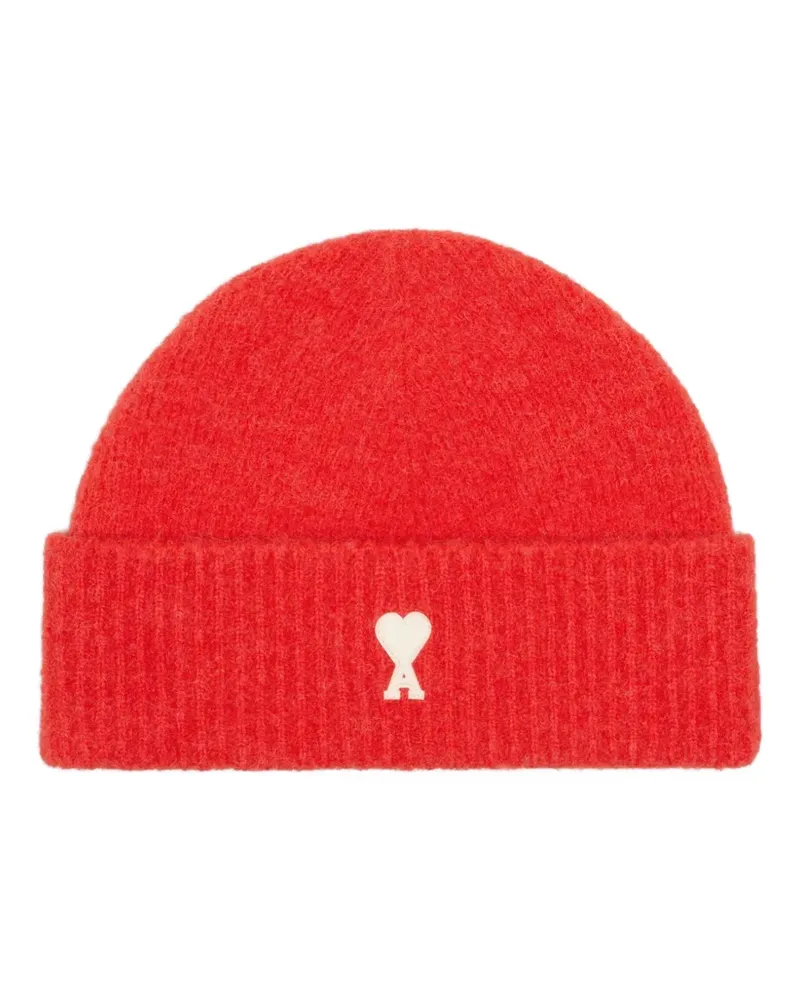 AMI Paris Ami de Coeur Beanie - Rot Rot