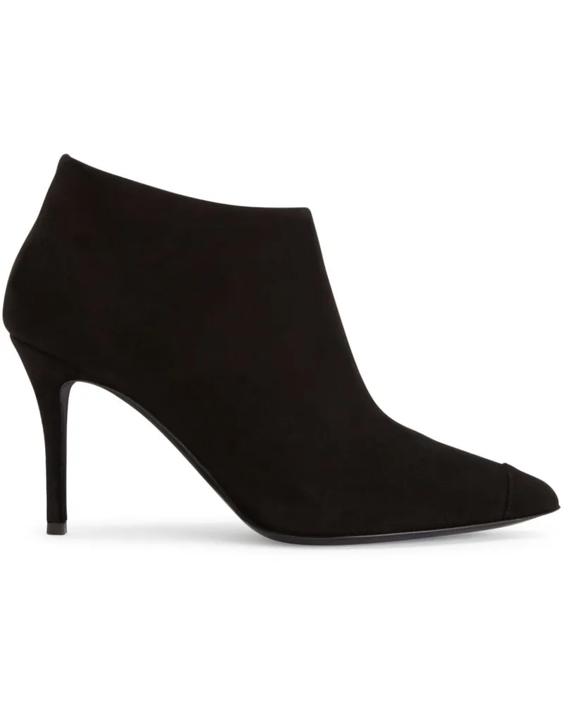 Giuseppe Zanotti Grrek Stiefeletten aus Wildleder 90mm - Schwarz Schwarz