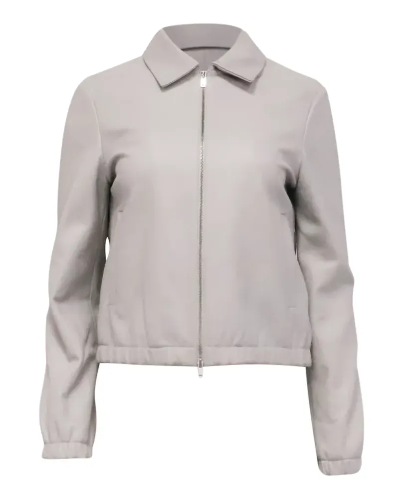 Theory 2020s blouson jacket - Nude Nude