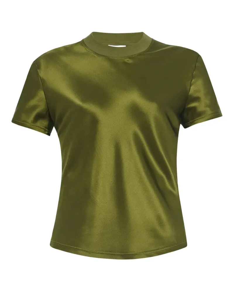 Rosetta Getty T-Shirt in Satinoptik - Grün Grün