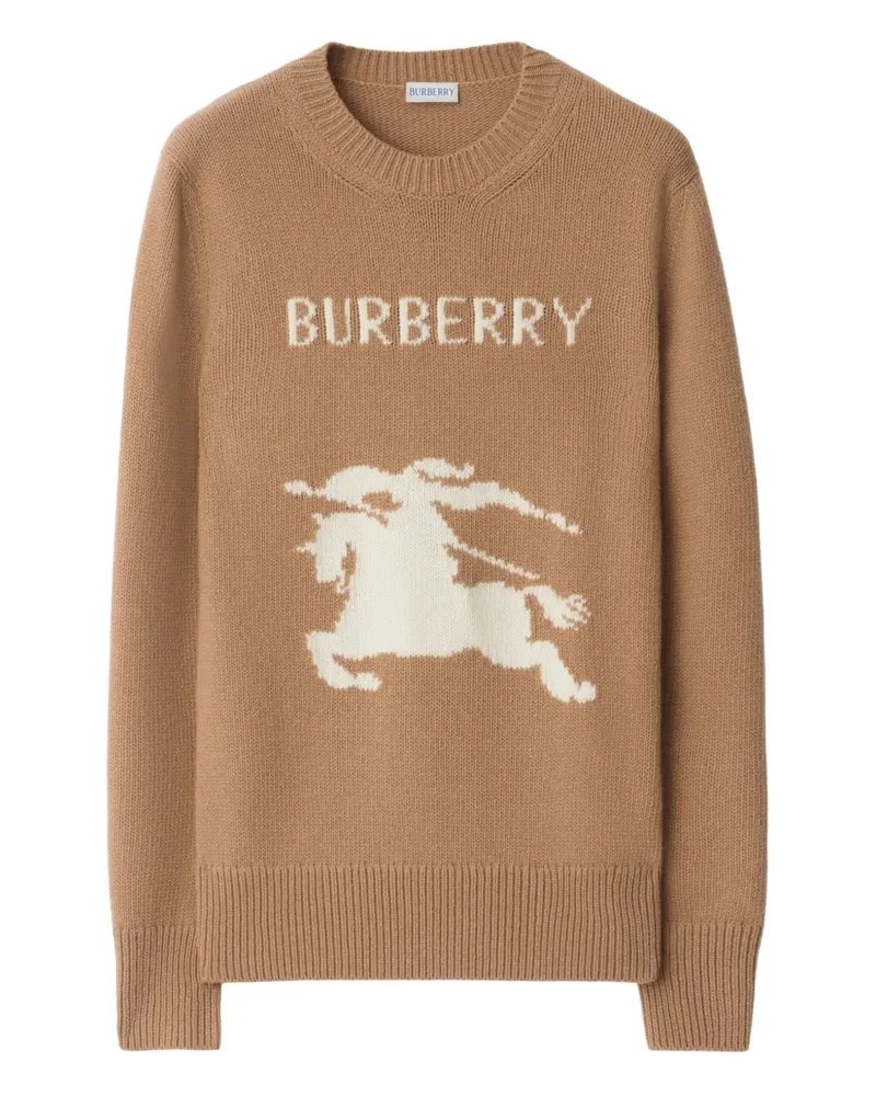 Burberry Pullover mit Logo - Nude Nude
