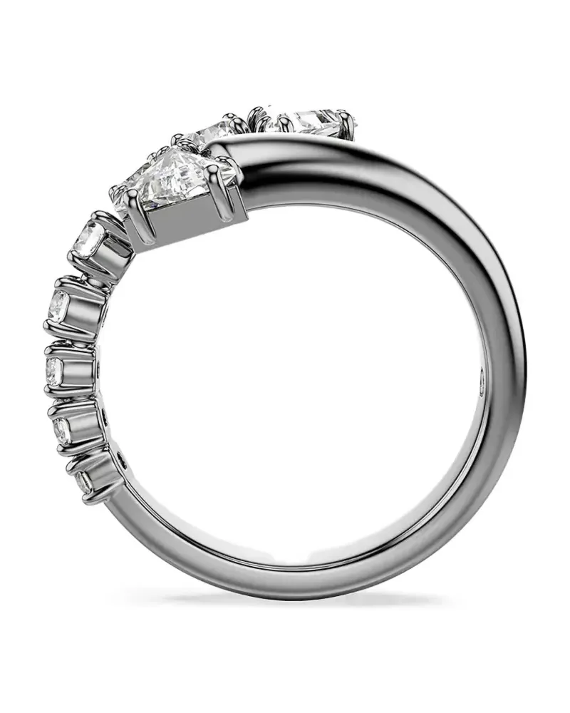 Swarovski Sublima triangle detail ring - Silber Silber