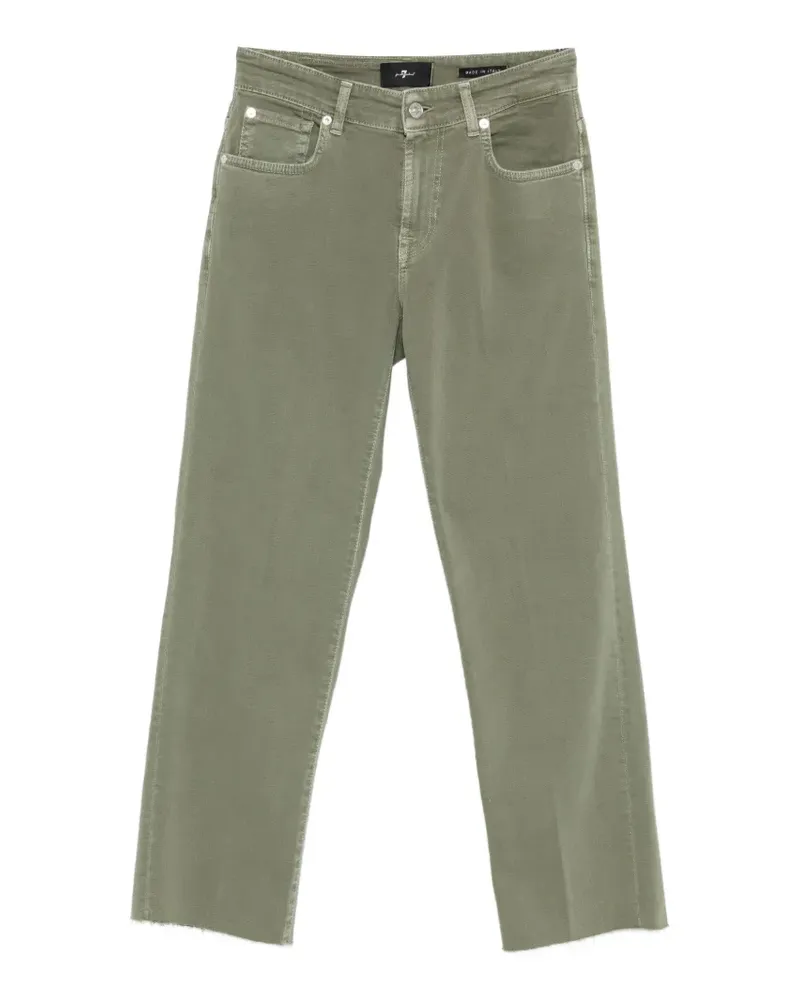 7 for all mankind Calie Jeans mit geradem Bein - Grün Grün