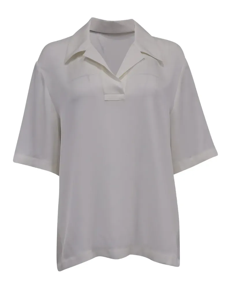 Theory Hemd im Oversized-Look - Weiß Weiß