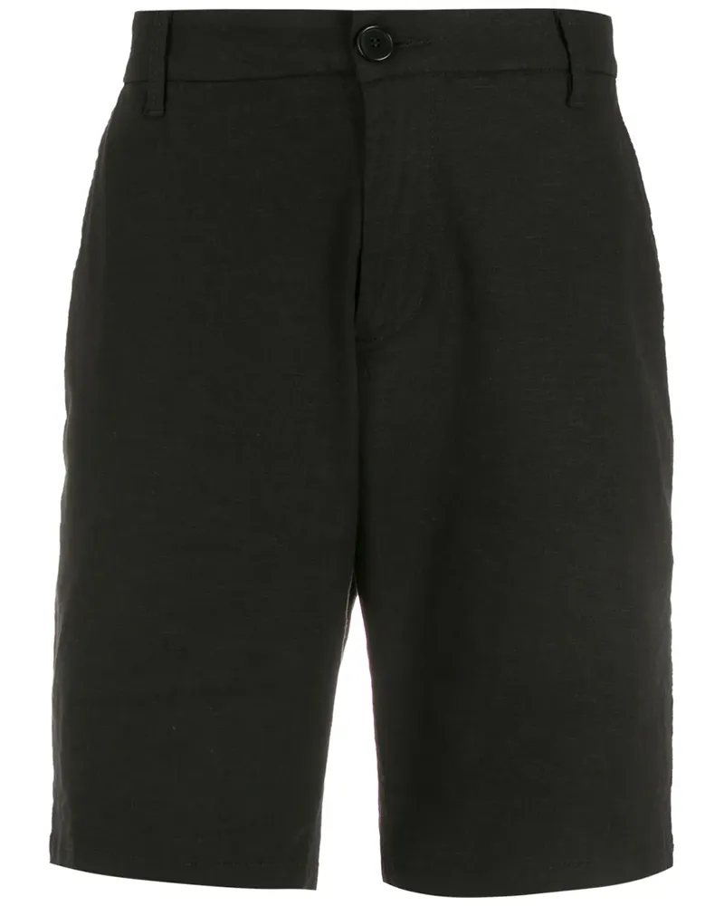 Osklen Schmale Chino-Shorts - Schwarz Schwarz