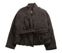Gefütterte Kimono-Jacke - Grün