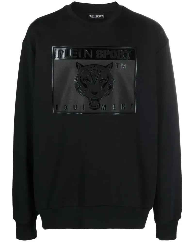Philipp Plein Sweatshirt mit Tiger-Print - Schwarz Schwarz