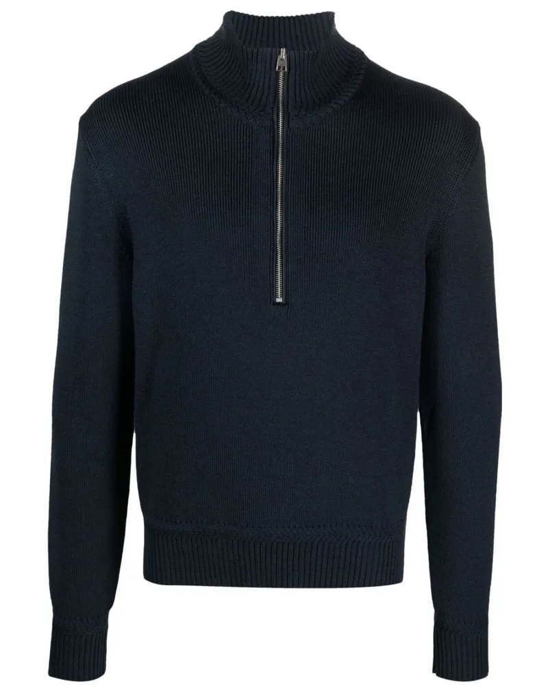 Tom Ford Pullover mit Reißverschluss - Blau Blau