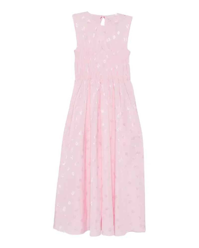 Cecilie Bahnsen Christy Kleid aus Blumen-Jacquard - Rosa Rosa
