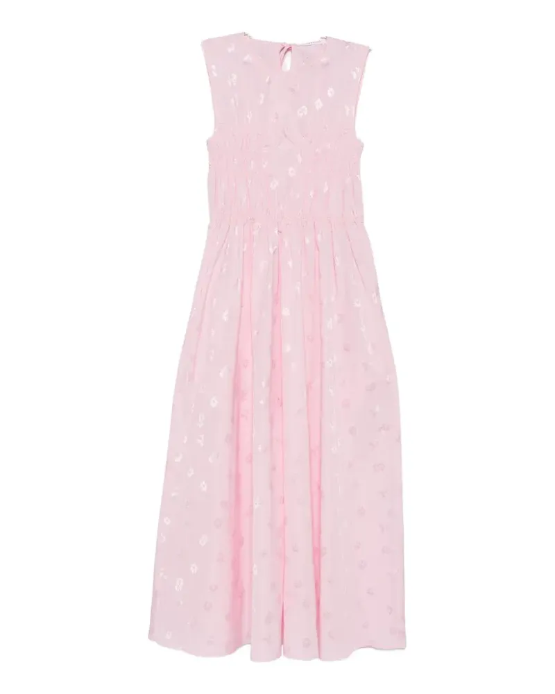 Cecilie Bahnsen Christy floral-jacquard dress - Rosa Rosa