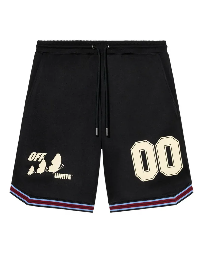 OFF-WHITE drawstring basketball shorts - Schwarz Schwarz