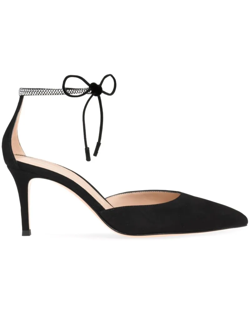 Gianvito Rossi Montecarlo D'Orsay Pumps 70mm Schwarz