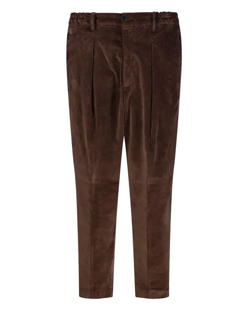 Entre Amis Cordhose mit Falten - Braun Braun