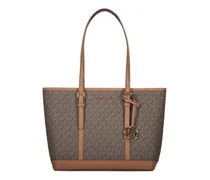 Jet Set Tote Bag - Braun