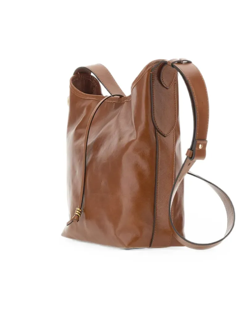 Gianni Chiarini Carla leather shoulder bag - Braun Braun
