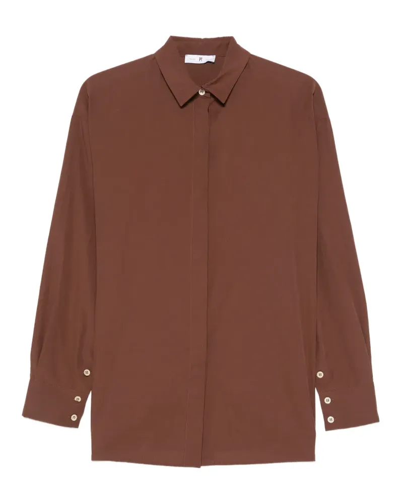 PT TORINO buttoned-cuff shirt - Braun Braun