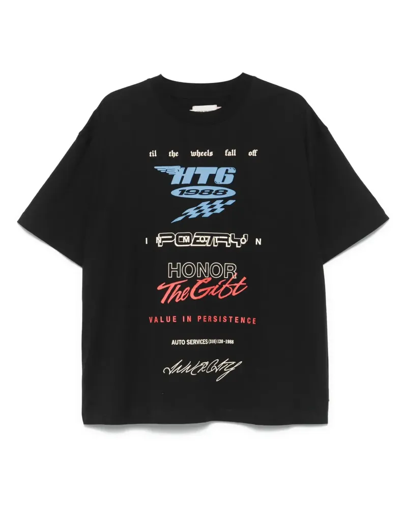 Honor The Gift Persistence Race T-Shirt - Schwarz Schwarz