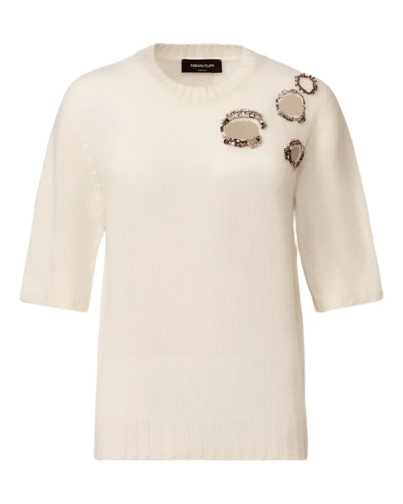 Fabiana Filippi Verzierter Pullover - Nude Nude